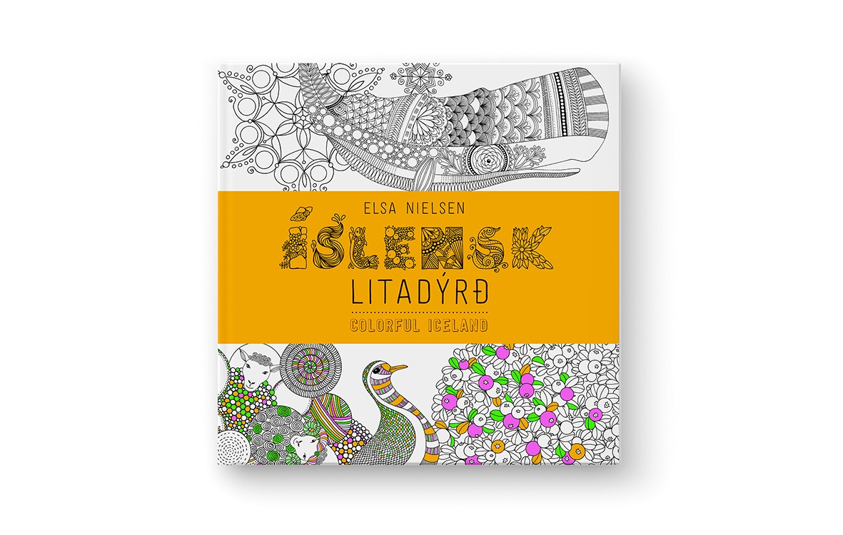 Colorful Iceland - first Icelandic coloring book for adults.