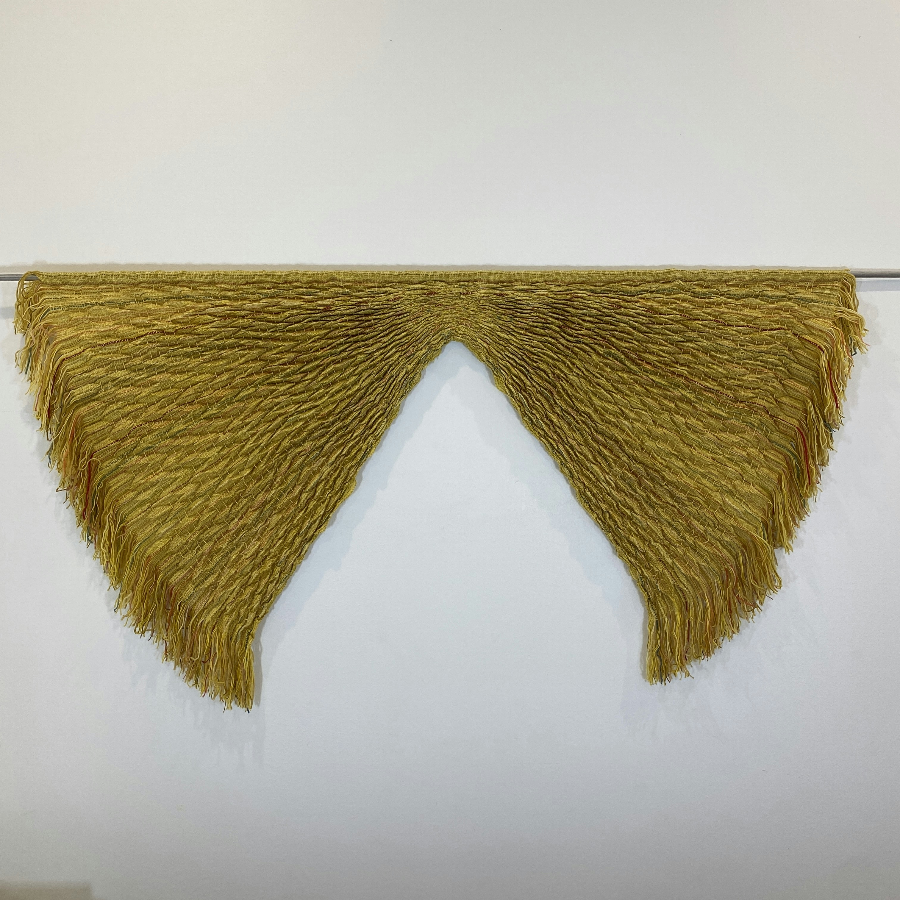 Time for Joy. 2021. Wool, natural dyes. Handwoven. 150 x 80 cm