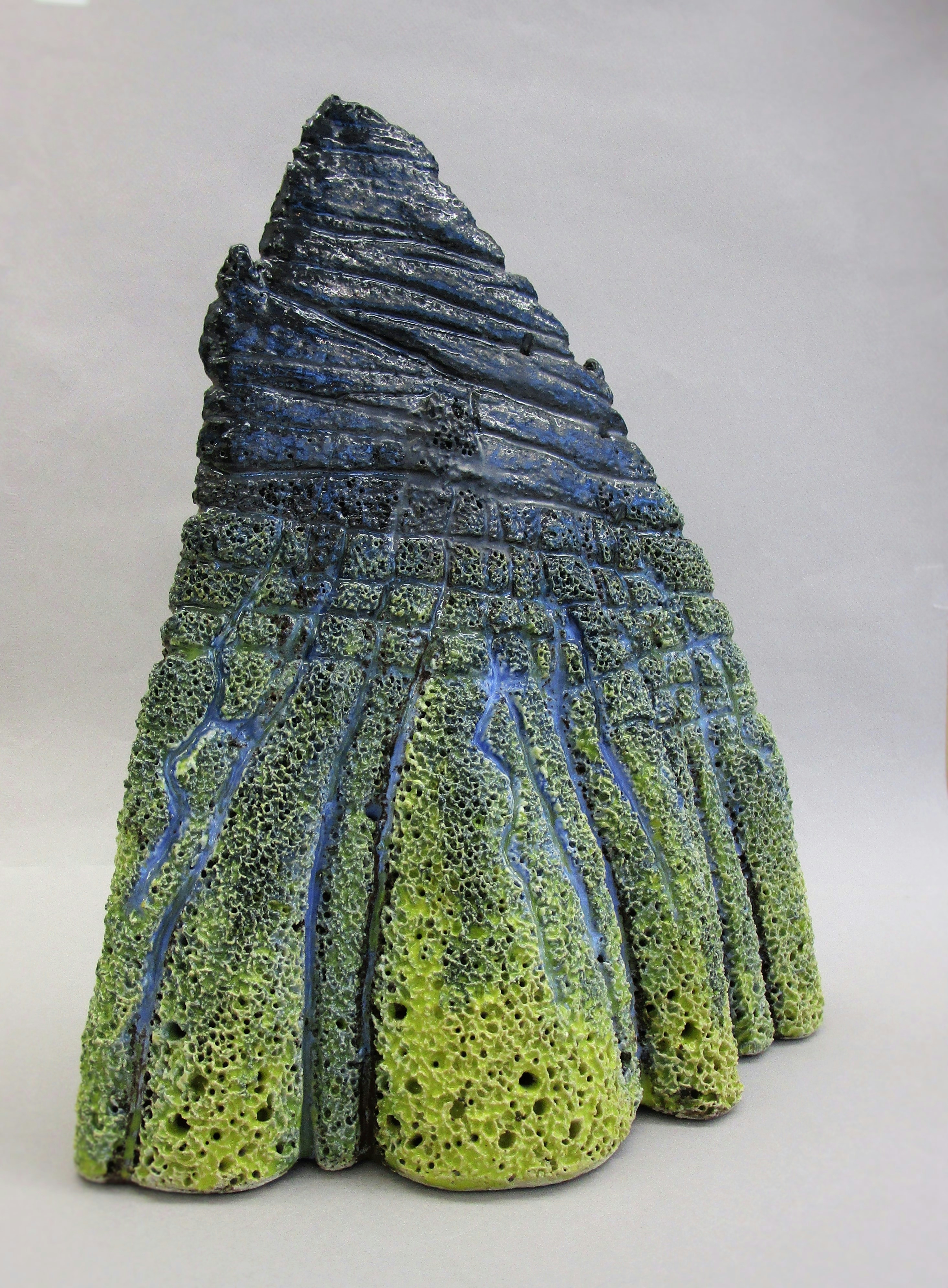 Mossy Mountain, ceramic sculpture